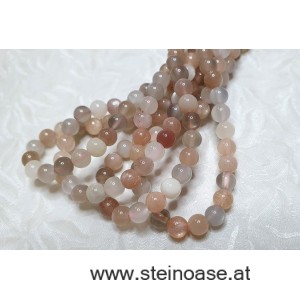 Kette Mondstein 'Bunt' 4mm